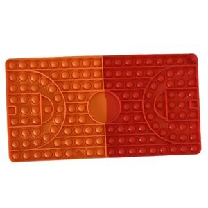 Jumbo‎ Basketball Court Pop It Fidget Toy Orange Red Game Board 14x8 Large